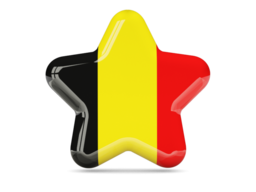 belgium star icon 256